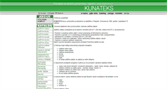 Desktop Screenshot of kunateks.hr